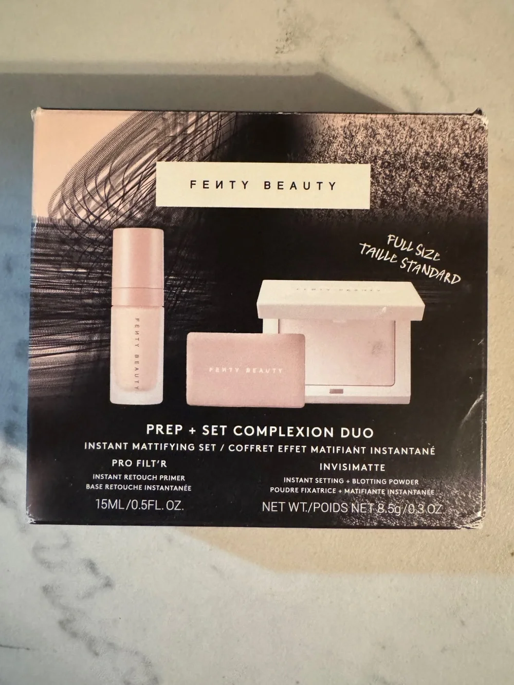 FENTY BEAUTY BY RIHANNA PREP + SET COMPLEXION DUO INSTANT MATTIFYING SET